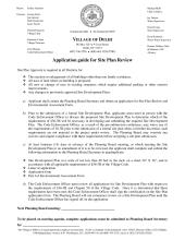 Application Guide for Site Plan Review 0 pdf