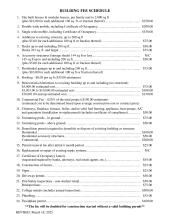 Building Fee schedule pdf